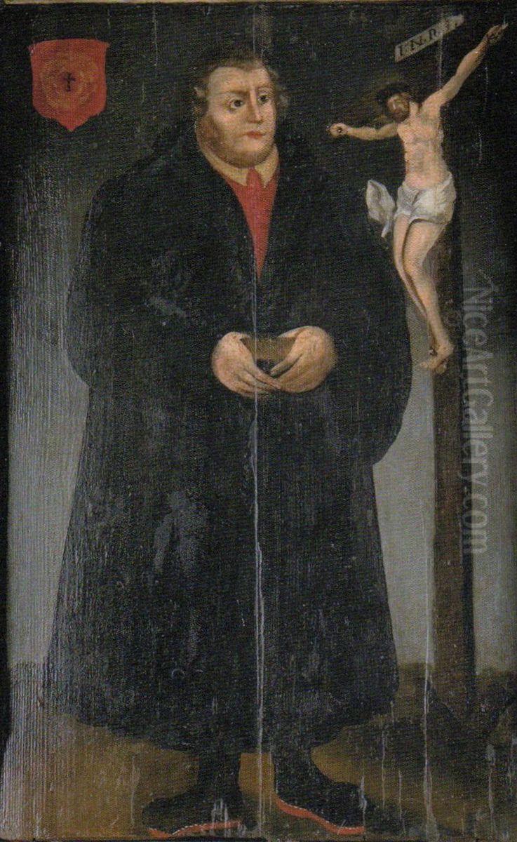 Unburned Luther Oil Painting by Luther Memorials Foundation of Saxony-Anhalt Unburned Luther Oil Painting by Luther Memorials Foundation of Saxony-Anhalt