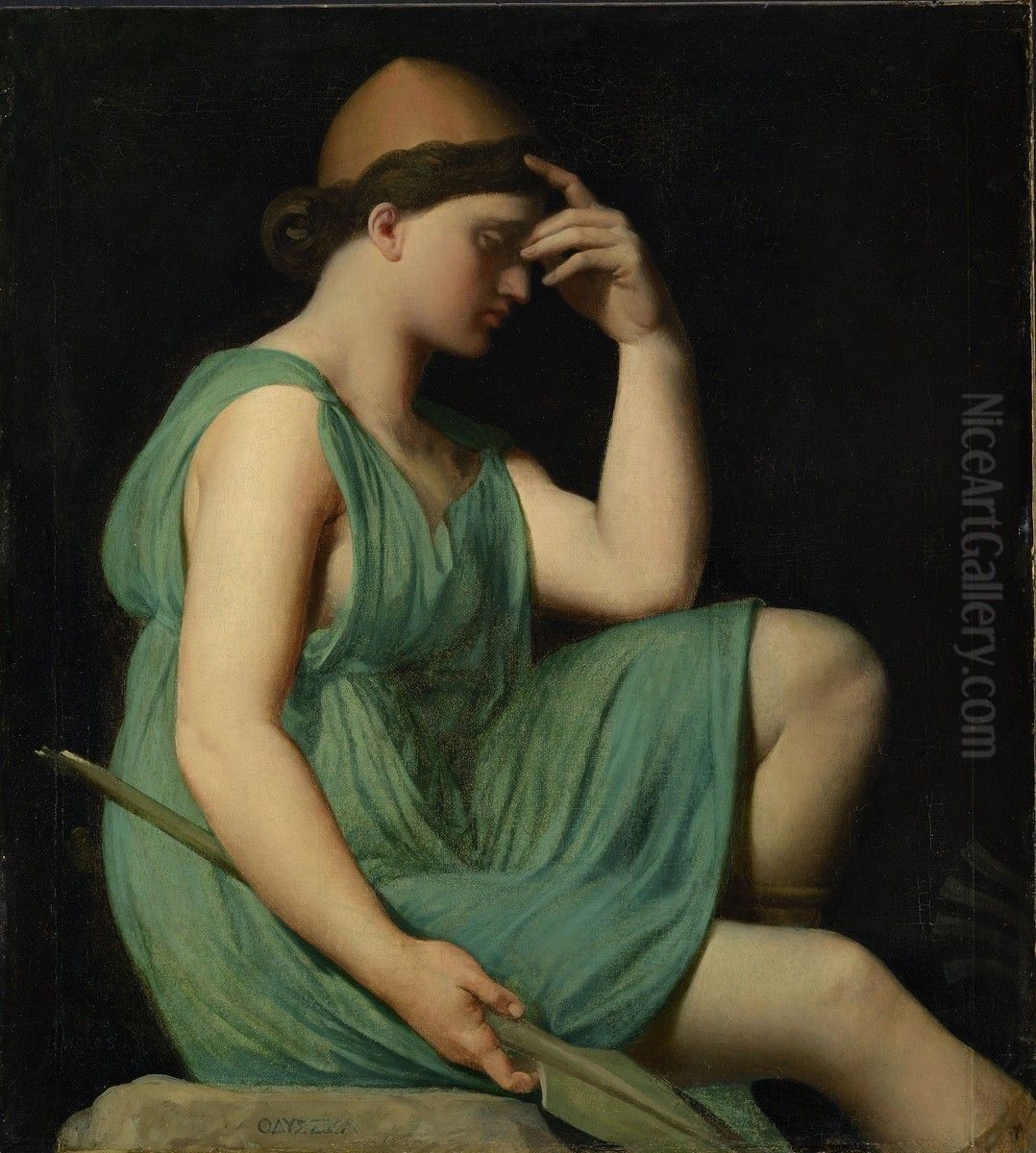 L'Odyssee Oil Painting by Jean Auguste Dominique Ingres