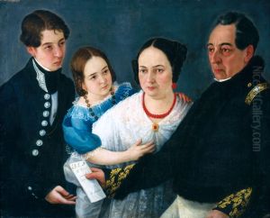 Retrato de la familia del General Don Felipe Codallos
