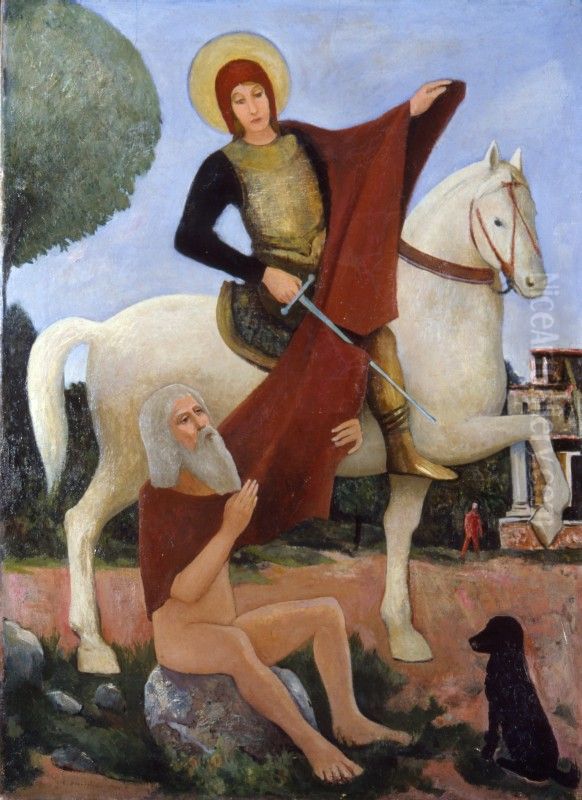 San Martino Oil Painting by Cesare Breveglieri