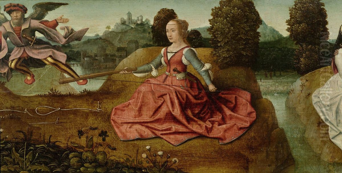 Allegory of Love Oil Painting by Master Of Frankfurt