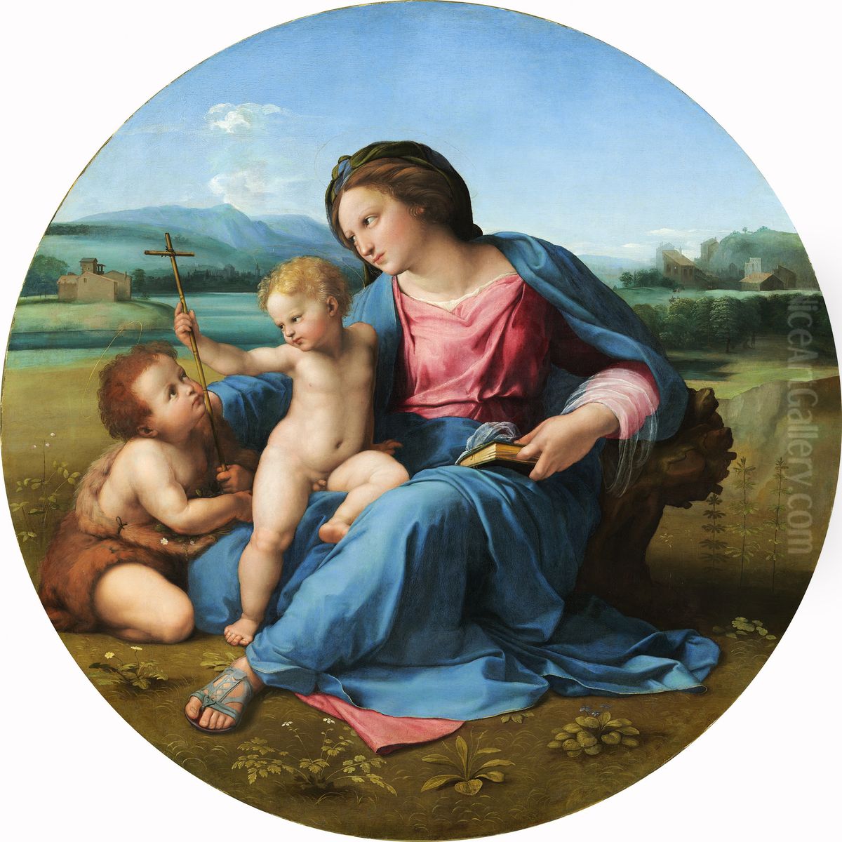 The Alba Madonna Oil Painting by Raphael