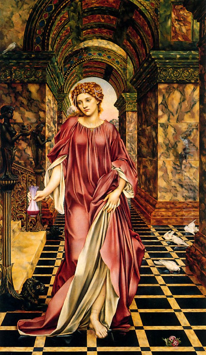 Medea Oil Painting by Evelyn de Morgan