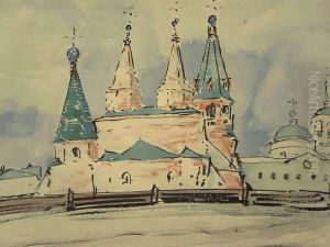 Monaster z czterema wiezami