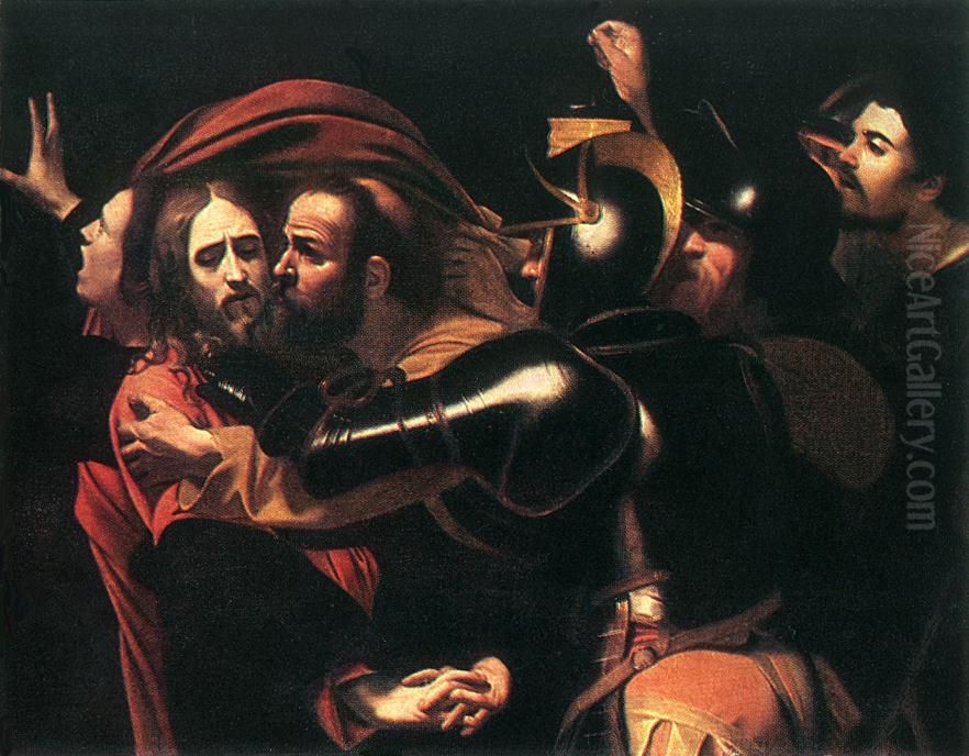The Taking of Christ Oil Painting by Caravaggio