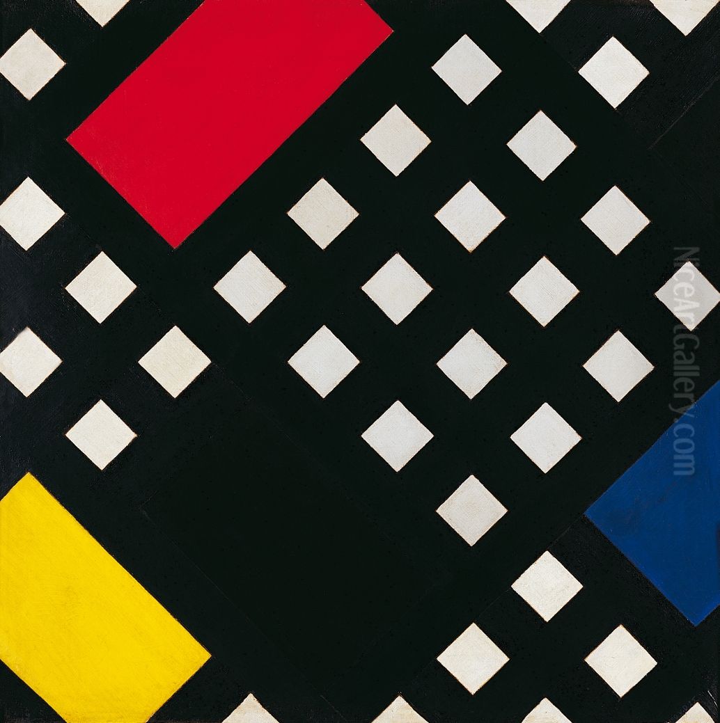 Counter-composition XV Oil Painting by Theo van Doesburg