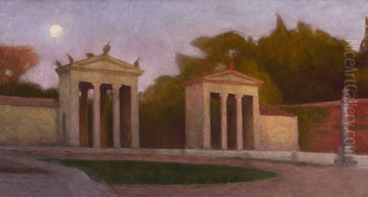 Villa Borghese Oil Painting by Aleksander Gierymski