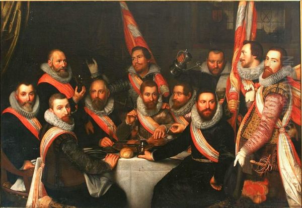 Licensing.cestina|English|francais|makedonski|Nederlands|+/- Oil Painting by Cornelis Engelsz.