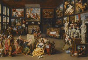 Alexander the Great visits the studio of Apelles