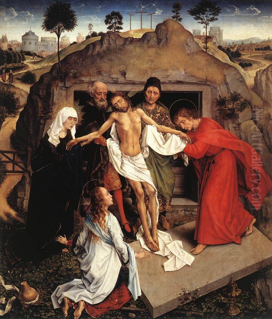 Entombment of Christ Oil Painting by Rogier van der Weyden
