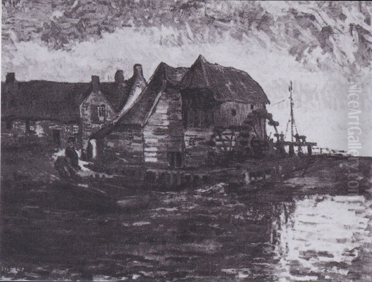 Wassermuhle in Gennep Oil Painting by Vincent Van Gogh
