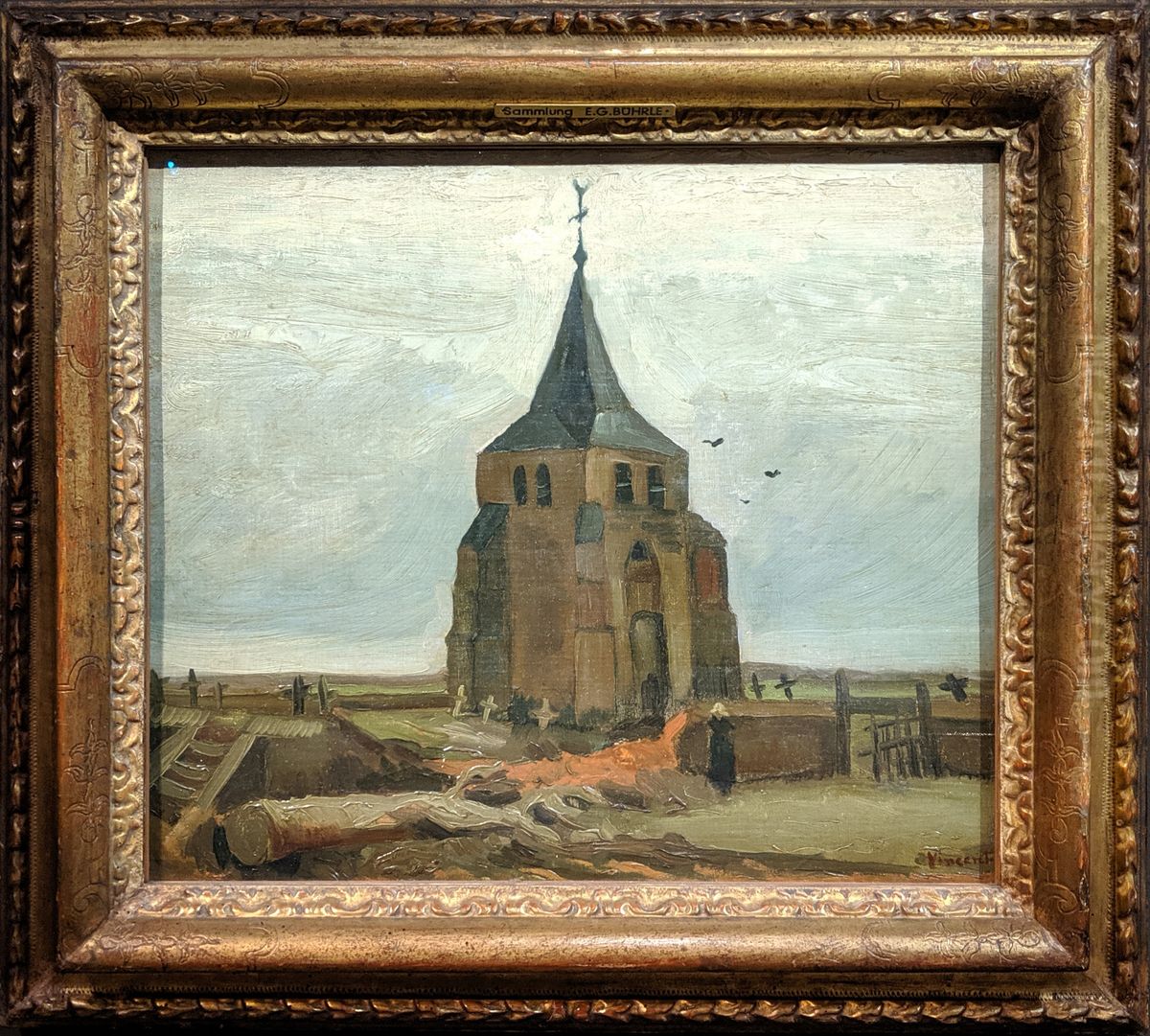 The Old Church Tower at Nuenen Oil Painting by Vincent Van Gogh