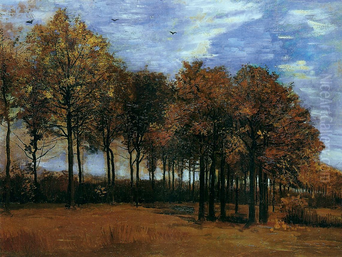 The Alley of Trees in Autumn Oil Painting by Vincent Van Gogh