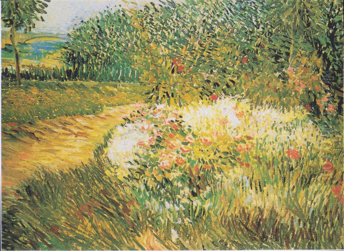 Winkel im Park Voyer d' Argeson in Asnieres Oil Painting by Vincent Van Gogh