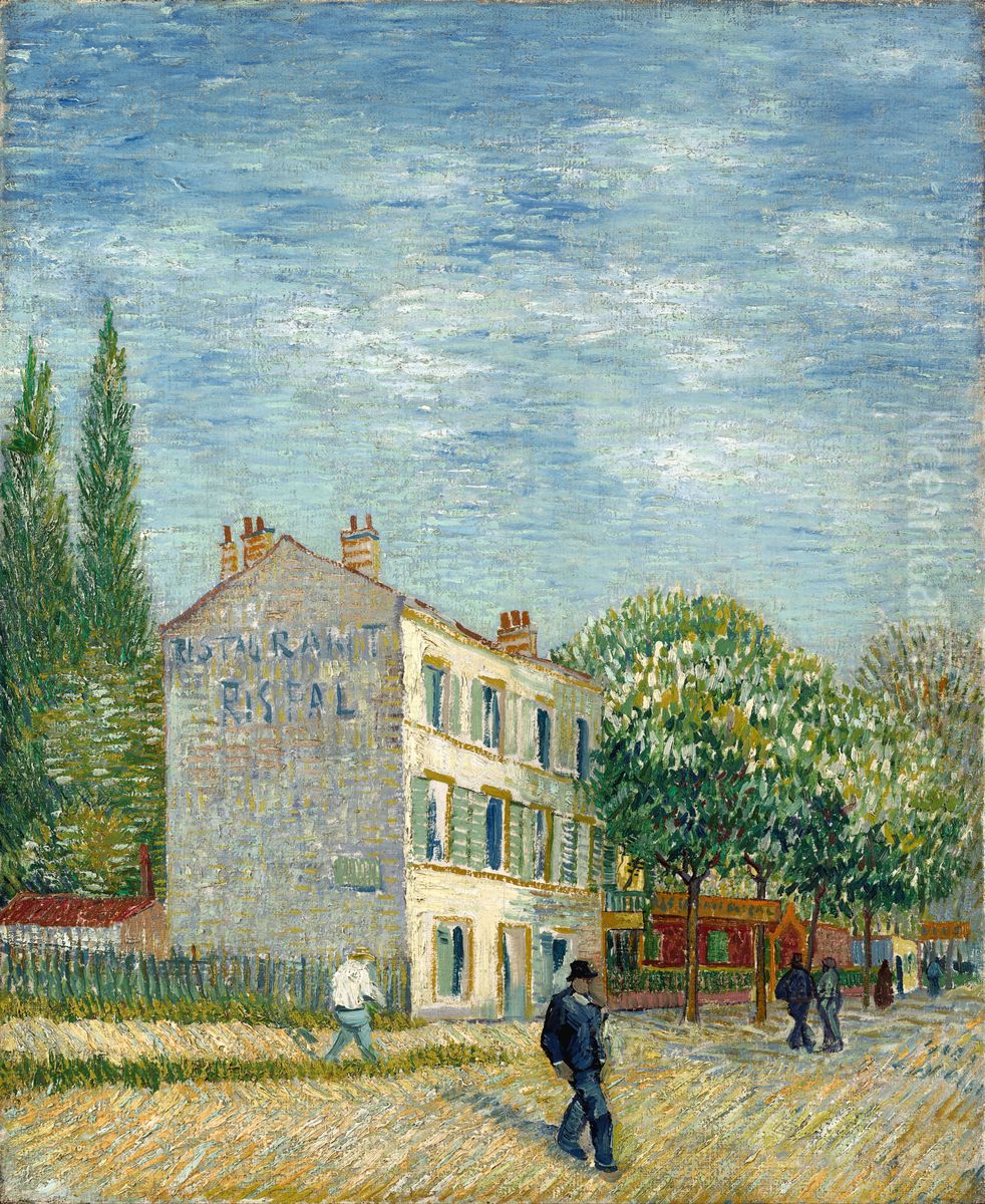 The restaurant Rispal in Asnieres Oil Painting by Vincent Van Gogh