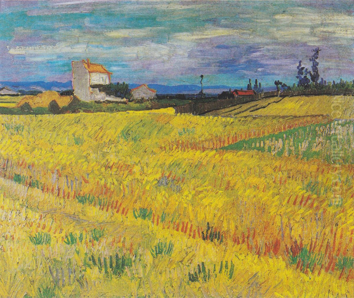 Wheatfield Oil Painting by Vincent Van Gogh