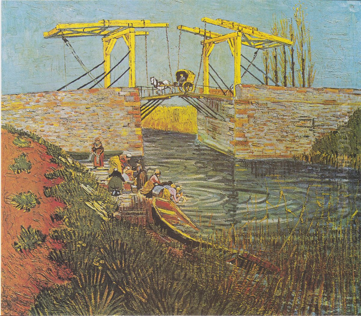 Die Brucke von Langlois in Arles Oil Painting by Vincent Van Gogh
