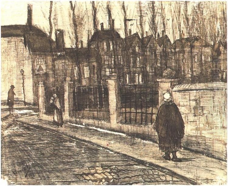 View of The Hague ('Paddemoes') Oil Painting by Vincent Van Gogh