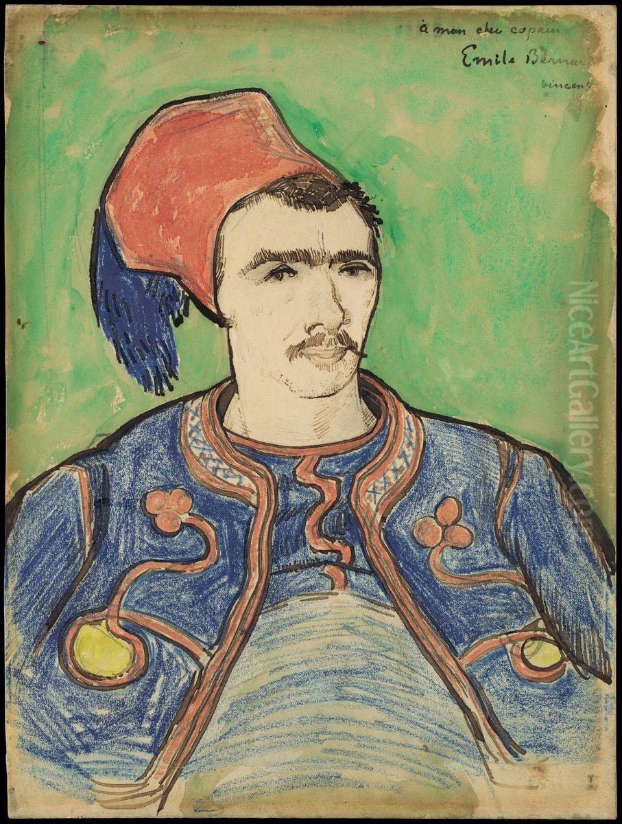 The Zouave Oil Painting by Vincent Van Gogh