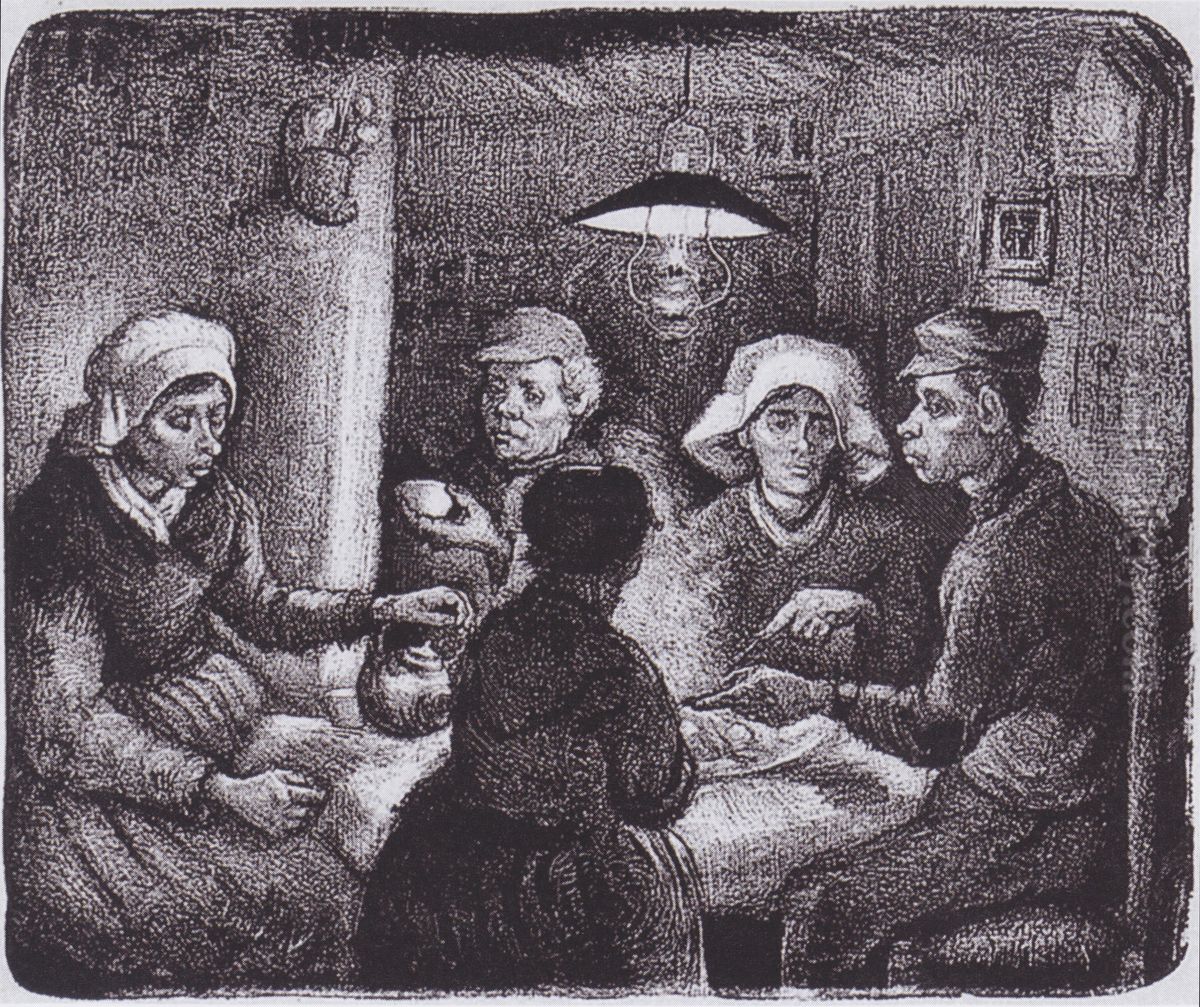 The potatoes-eater Oil Painting by Vincent Van Gogh