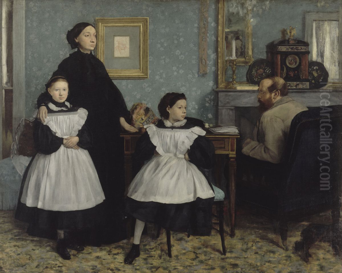 The Bellelli Family Oil Painting by Edgar Degas