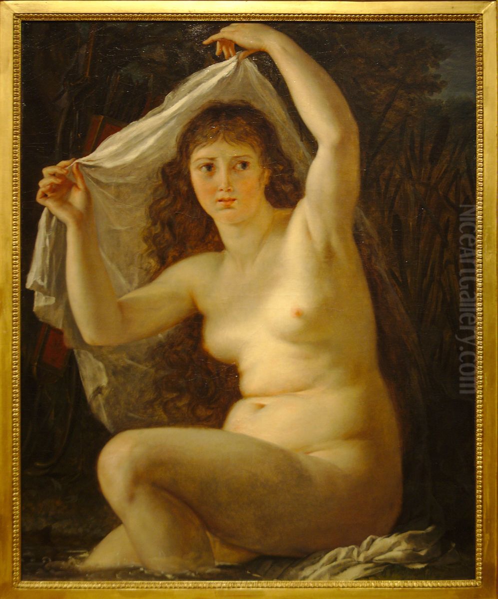 Une baigneuse Oil Painting by Antoine-Jean Gros