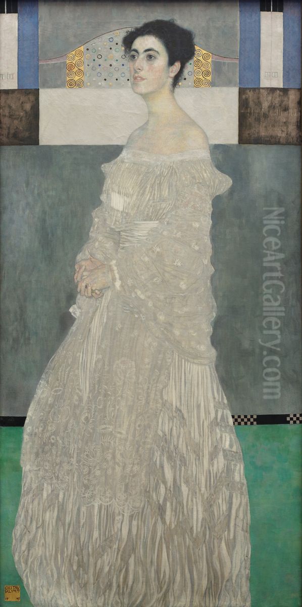 Portrat der Margaret Stonborough-Wittgenstein Oil Painting by Gustav Klimt