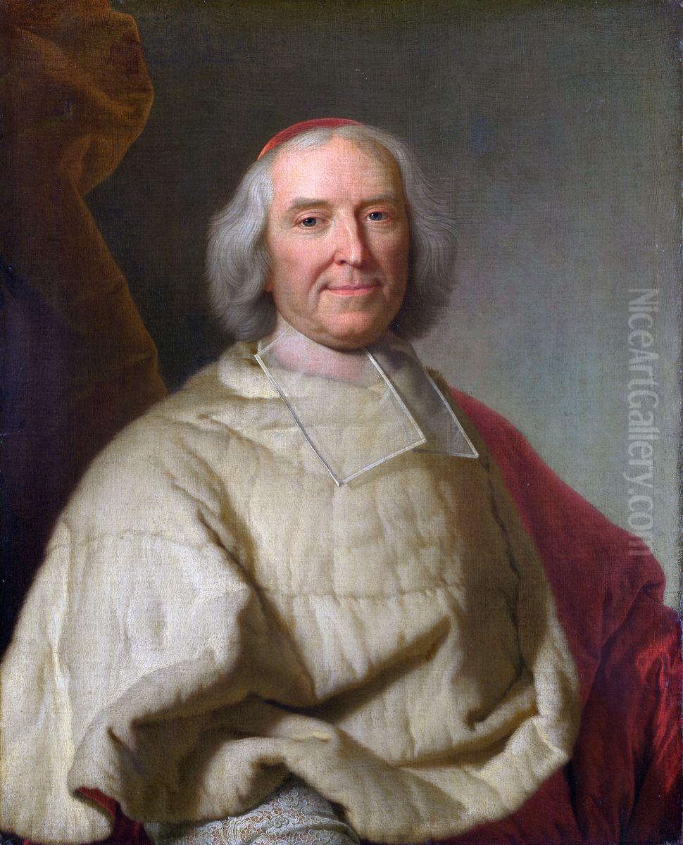 Cardinal Fleury Oil Painting by Hyacinthe Rigaud