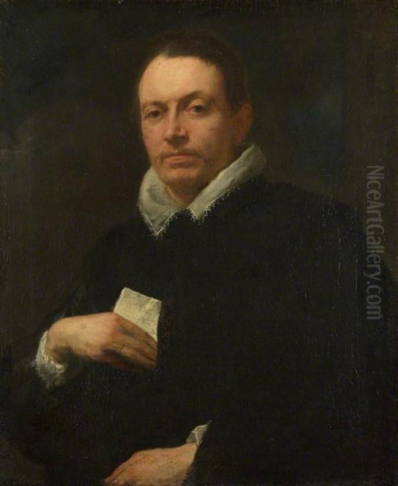Portrait of Giovanni Battista Cattaneo Oil Painting by Sir Anthony Van Dyck