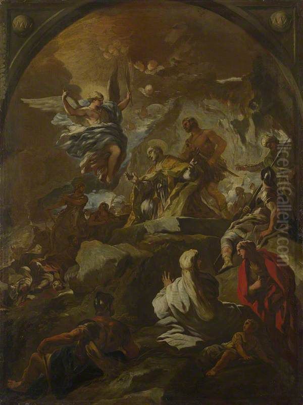 The Martyrdom of Saint Januarius Oil Painting by Luca Giordano