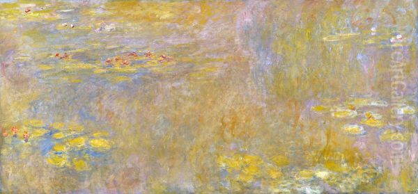 Seerosen (>>Gelbes Nirwana<<) Oil Painting by Claude Oscar Monet