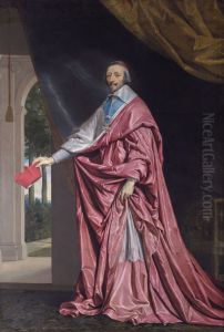 Portrait ofArmand Jean du Plessis, Cardinal Richelieu