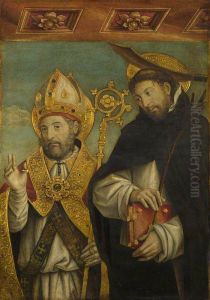 Saint Peter Martyr and a Bishop Saint (Saint Evasio?)
