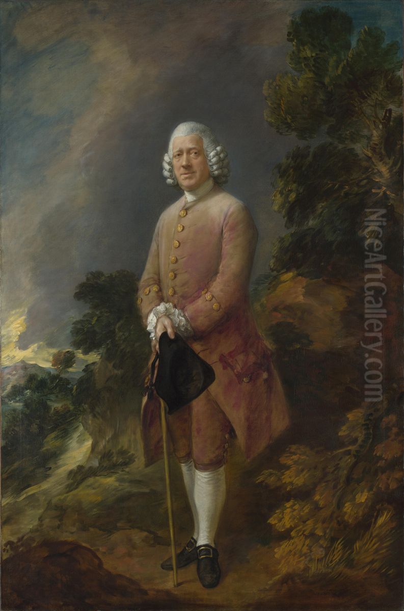 Dr Ralph Schomberg Oil Painting by Thomas Gainsborough