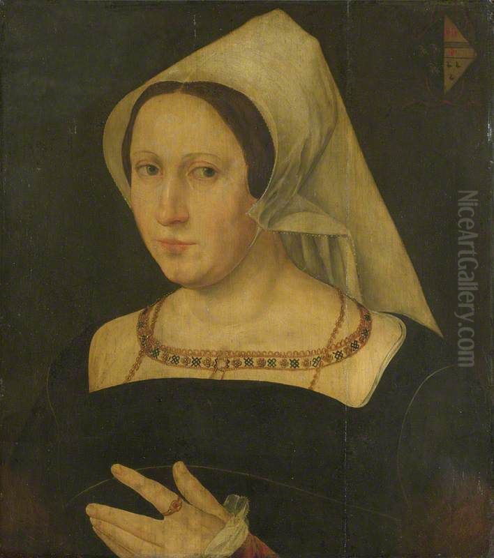 Anna van Spangen, Wife of Adriaen van der Goes Oil Painting by unknown
