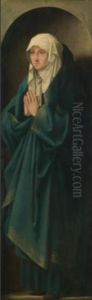 A Female Figure standing in a Niche