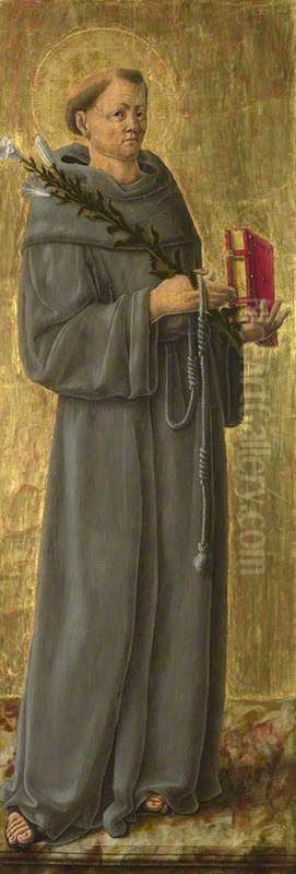 Saint Anthony of Padua Oil Painting by Giorgio Schiavone