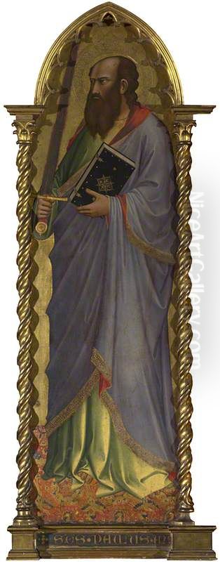 Right Main Tier Panel Oil Painting by Niccolo di Pietro Gerini