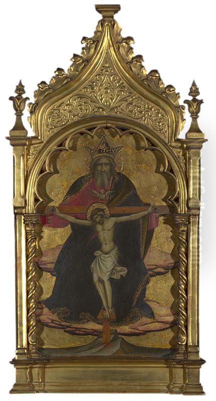The Trinity: Centre Pinnacle Oil Painting by Giovanni dal Ponte