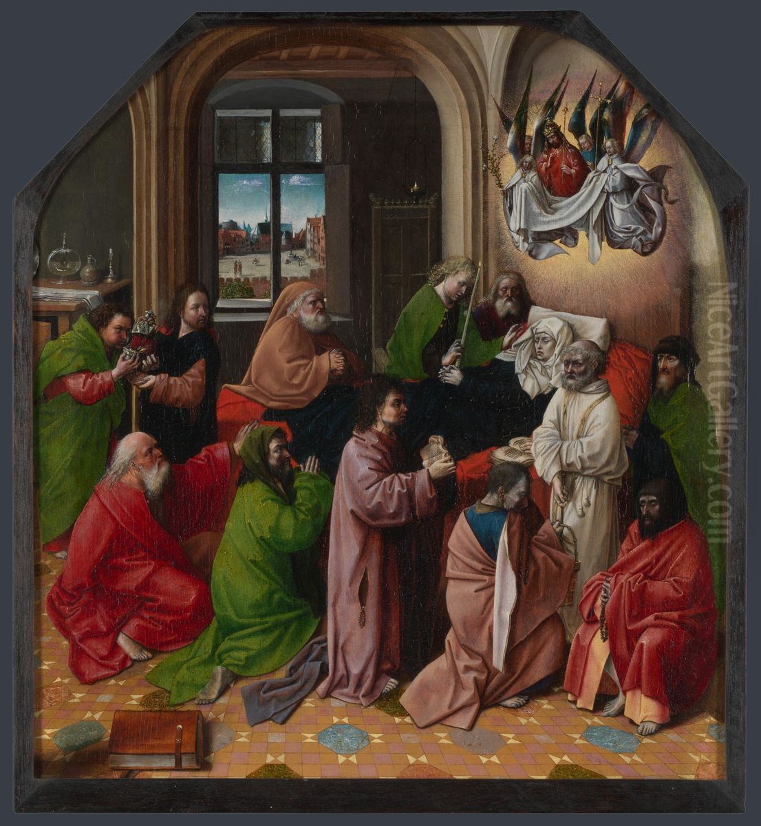 The Death of the Virgin Oil Painting by Hugo Van Der Goes