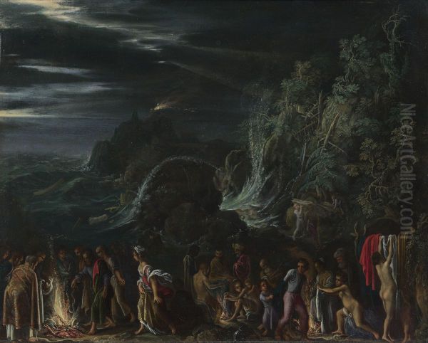 Paulus auf Malta Oil Painting by Adam Elsheimer