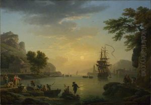 A Landscape at Sunset