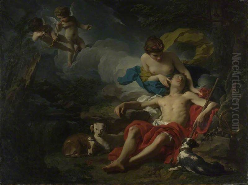 Diana and Endymion Oil Painting by Pierre Subleyras