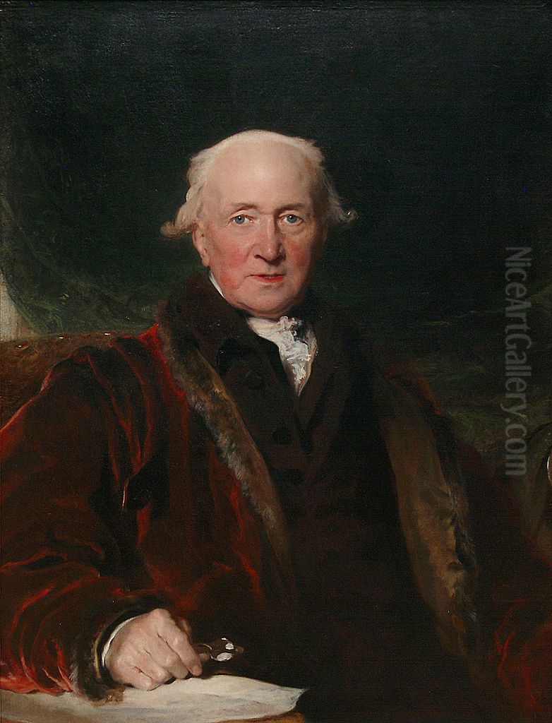John Julius Angerstein, aged over 80 Oil Painting by Thomas Lawrence