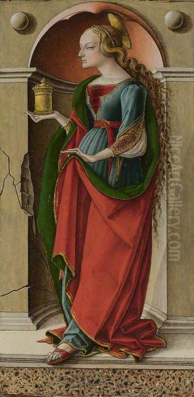 Saint Mary Magdalene Oil Painting by Carlo Crivelli