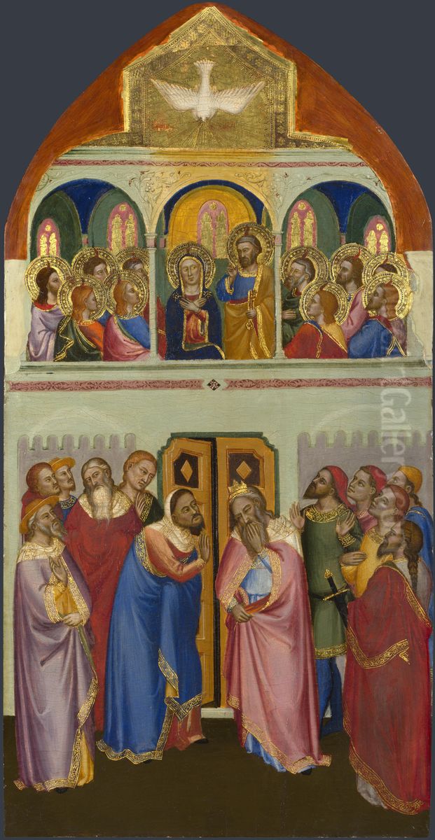Pentecost Oil Painting by Jacopo di Cione