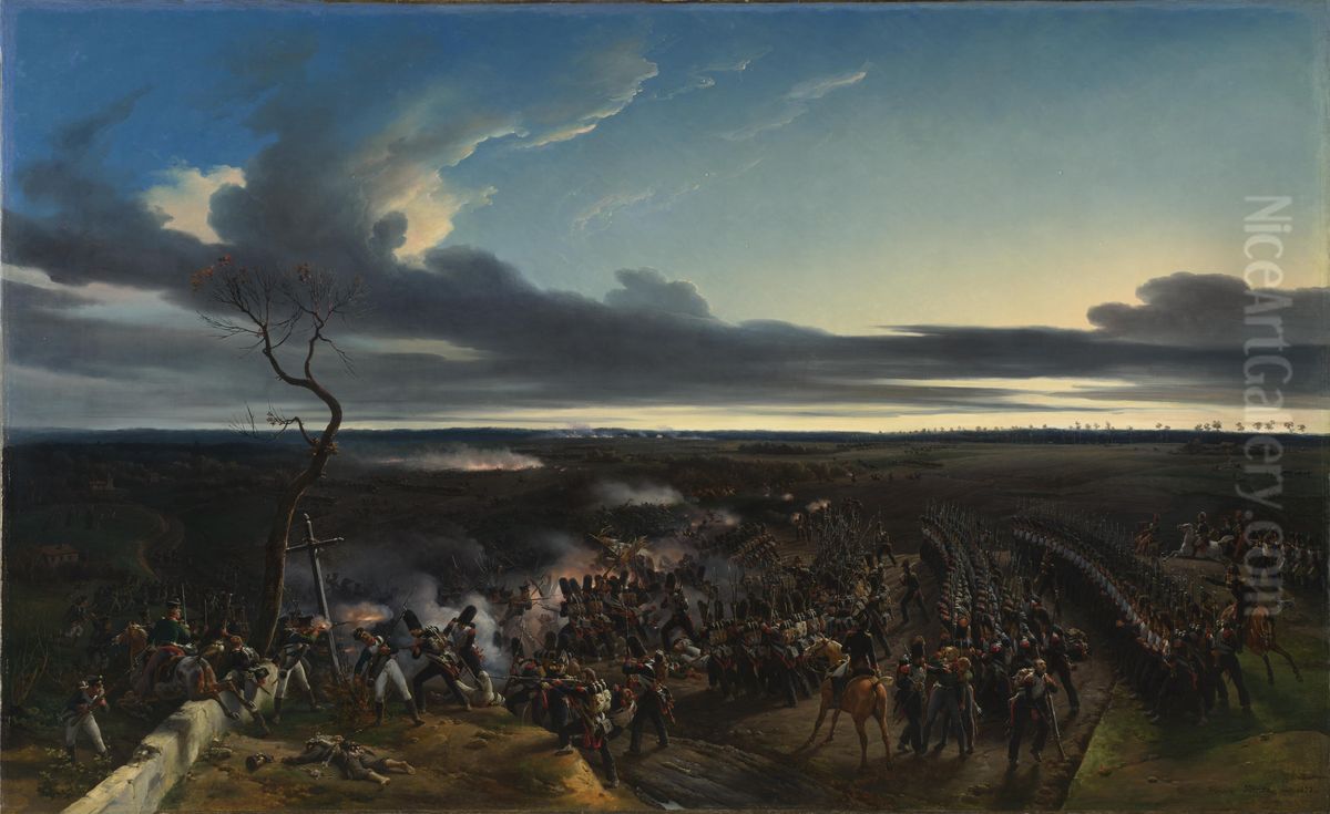 The battle of Montmirail Oil Painting by Horace Vernet