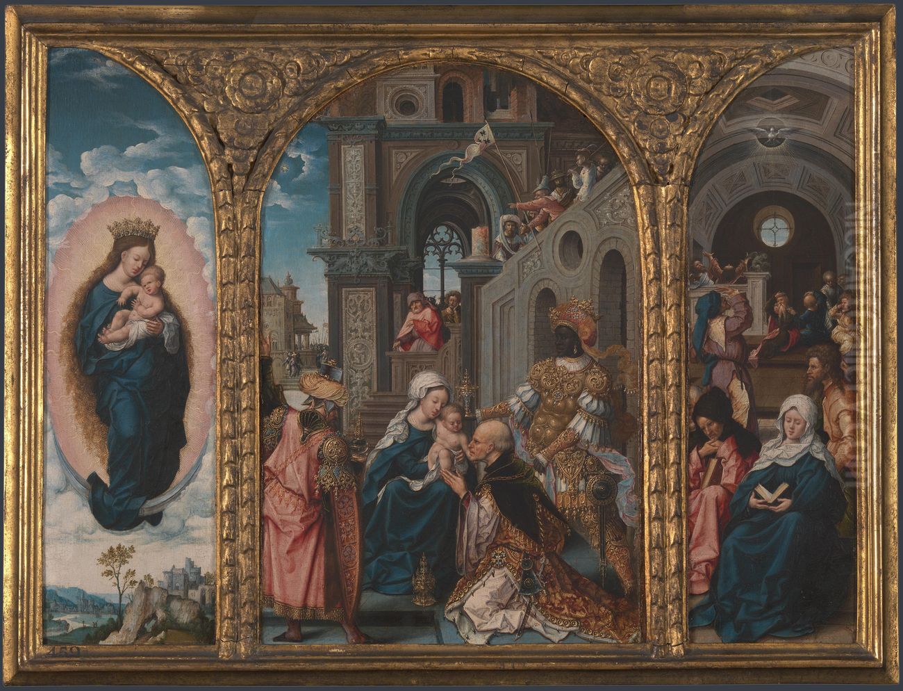 The Adoration of the Kings Oil Painting by Jan Gossaert