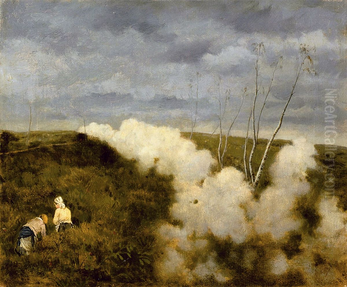 The train passes Oil Painting by Giuseppe de Nittis