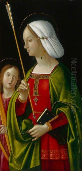 Saint Ursula Oil Painting by Antonio Solario